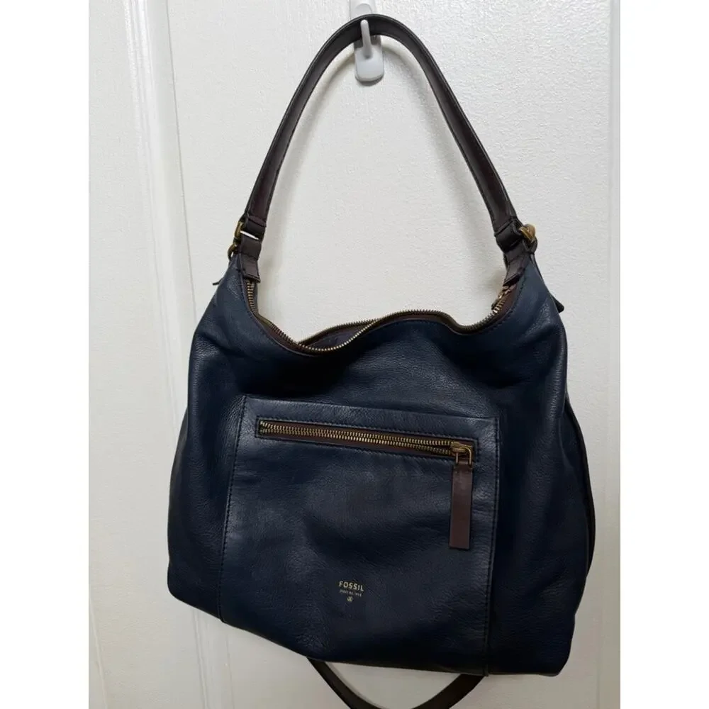 Fossil vickery leather